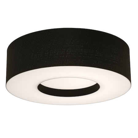 Afx Montclair 15'' Flush Mount - Black Shade MCF1524MB-BK